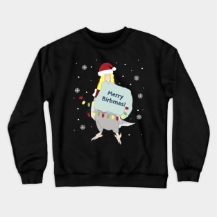 merry birbmas! - cockatiel doodle Crewneck Sweatshirt